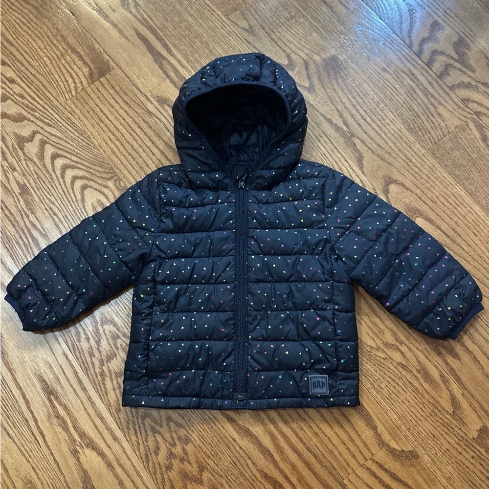 GAP Primaloft Puffer Coat Girls Size 18-24 months